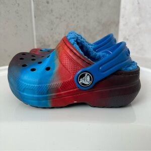 Crocs Classic Lined Out of This World Clog Size 6 Baby